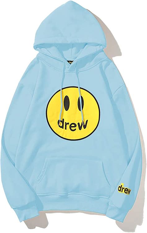 drew smiley face hoodie.